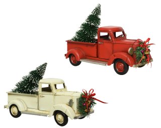ΧΡ.ΔΙΑΚ. CAR TREE 25x11x15.5(h)CM - ΛΕΥΚΟ/ΚΟΚΚΙΝΟ