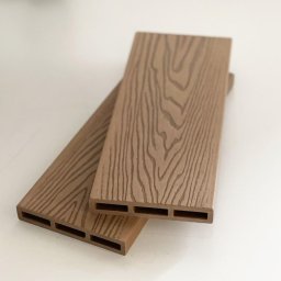 WPC 3D σανίδα περίφραξης 2 x 12 x 360εκ. | καφέ ανοιχτό