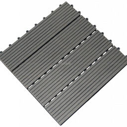 Πλακίδιο Deck WPC Γκρι 30 x 30εκ.