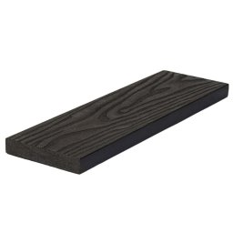 Τάβλα μασίφ WPC 3D wood 1,7 x 9 x 360εκ. | γκρι σκούρο