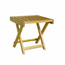 Βοηθητικό τραπέζι ξαπλώστρας acacia 45(Υ) x 40 x 40εκ.