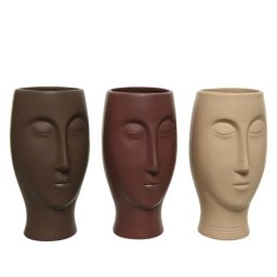 ΓΛΑΣΤΡΑ FACE ΠΟΡΣΕΛΑΝΗΣ 10X10.5X20CM - ΚΑΦΕ/ΜΠΟΡΝΤΟ/ΜΠΕΖ