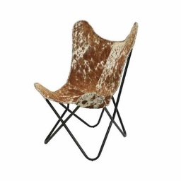 ΠΟΛΥΘΡΟΝΑ HAIRON LEATHER B-FLY 63X74X91CM - ΚΑΦΕ ΑΠΟΧΡΩΣΕΙΣ
