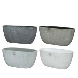 ΓΛΑΣΤΡΑ TERRACOTTA 30X14X13CM - ΑΝΘΡΑΚΙ/ΓΚΡΙ/ΛΕΥΚΟ/ΠΡΑΣΙΝΟ