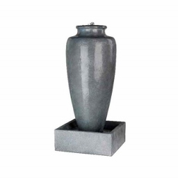 ΣΥΝΤΡΙΒΑΝΙ ΒΑΖΟ 52X52X126CM - ΓΚΡΙ