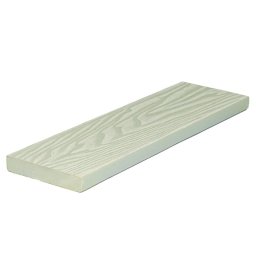 Τάβλα μασίφ WPC 3D wood 1,7 x 9 x 360εκ. | λευκό/μπεζ
