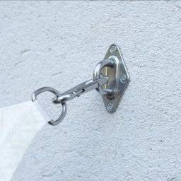 Κρίκος βιδωτός για Πανί Σκίασης - INOX