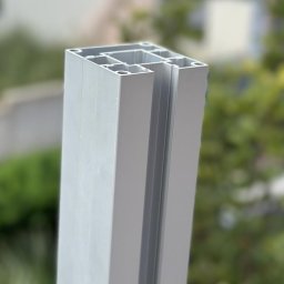 Κολώνα ανοδιωμένο αλουμίνιο ματ | 7,5 x 7,5 x 180εκ.