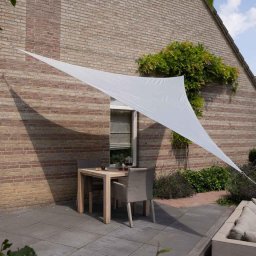 Πανί Σκίασης Αδιάβροχο Τρίγωνο 285gsm 5 x 5 x 5m - Εκρού